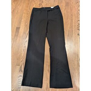 WHBM White House Black Market All Season Slim Bootcut Pants Size 10R Black BNWT